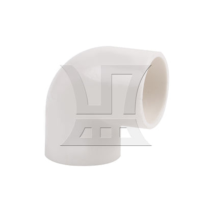 BQLZR 20 Pcs 2 Way Right Angle 3/4" Elbow Pipe Fitting White for Sprinkler System