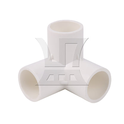 BQLZR 8 Pieces 3/4 Inch Fitting Elbow 3 Way Furniture Grade Pipe Connector for Desk