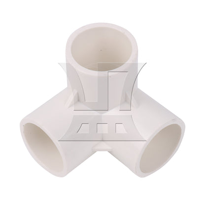 BQLZR 6 Pcs 3 Way Fitting Elbow 1 Inch Furniture Grade Pipe Connectors for Chairs
