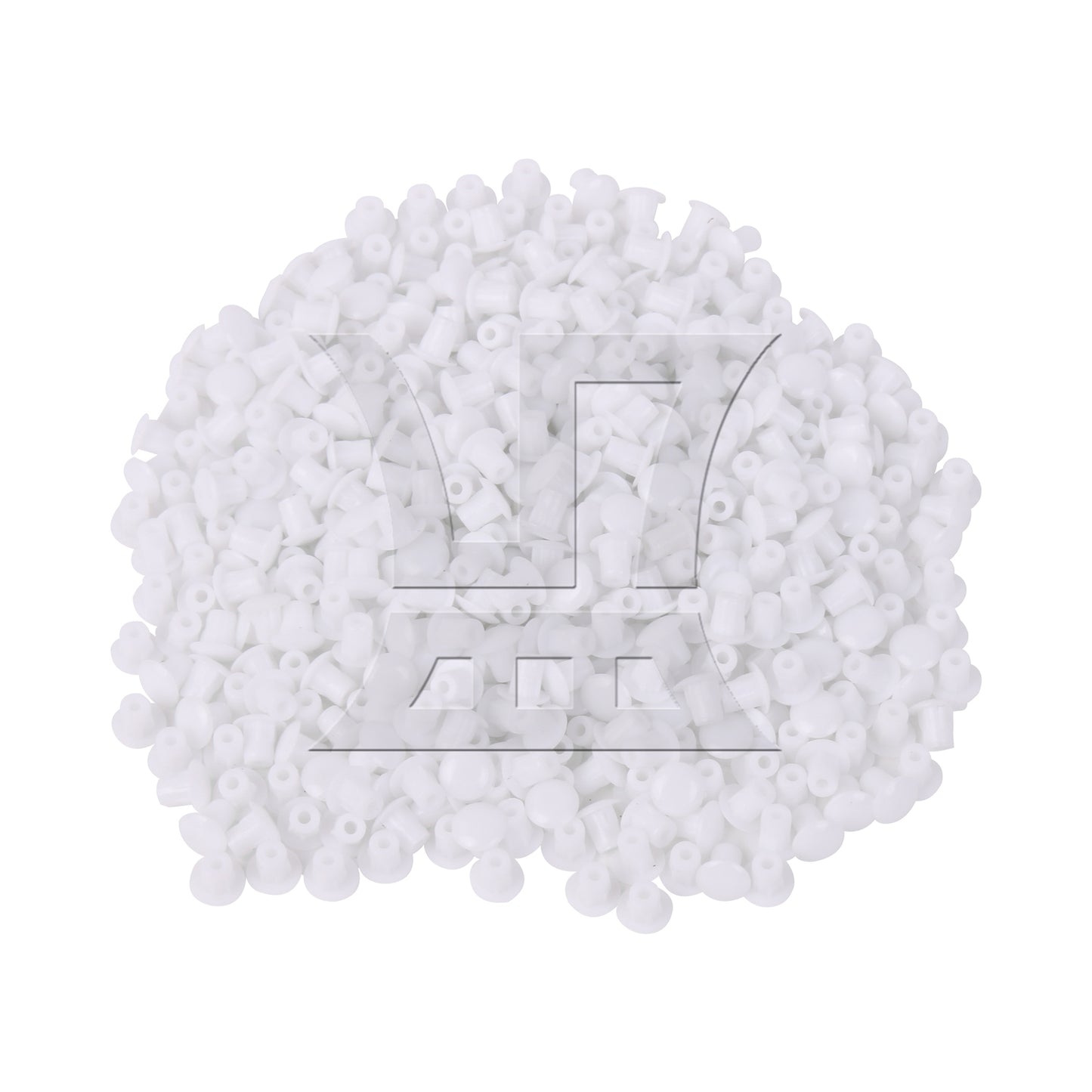 BQLZR 500Pieces Round Plug Furniture Hole Decorative Cover 0.18 Inch Diameter White