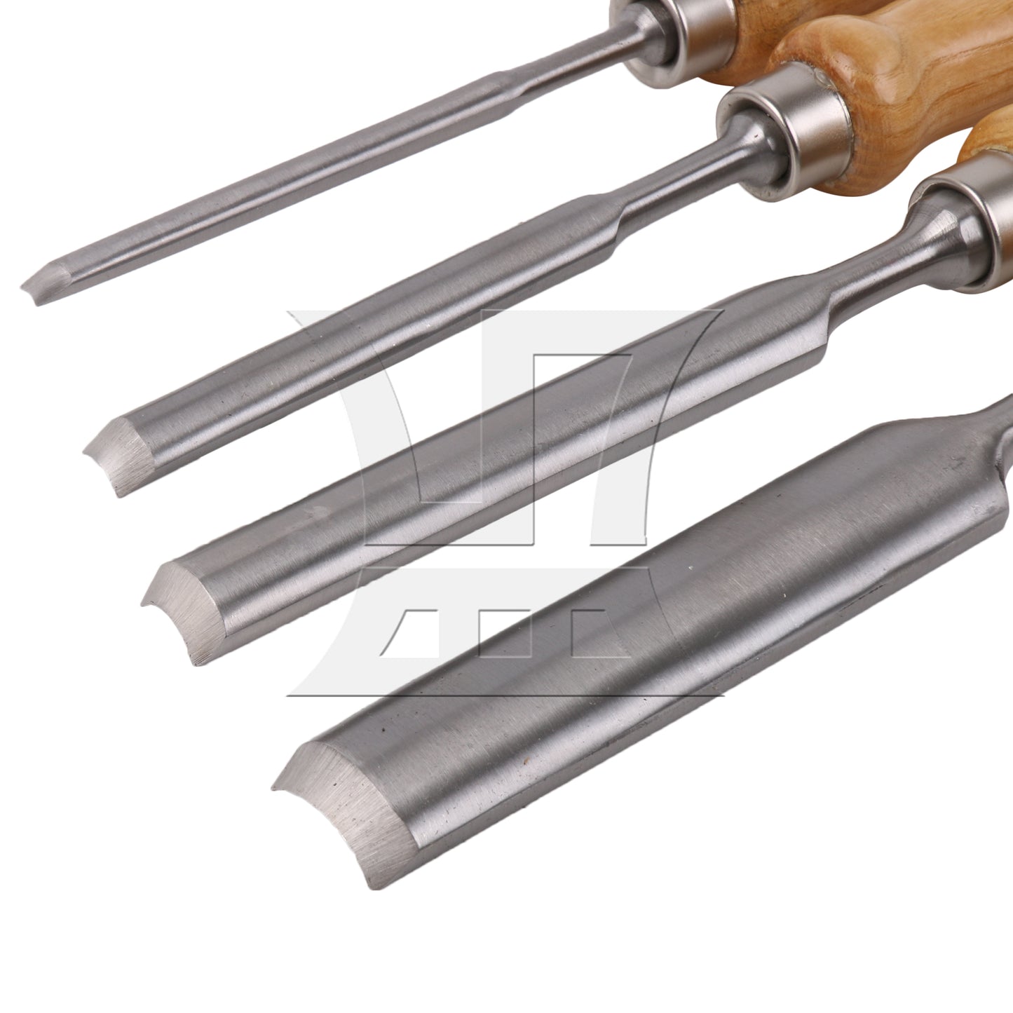 BQLZR Woodworking Wood Carving Chisel Tools High Carbon Steel 1/4" 1/2" 3/4" 1" Set