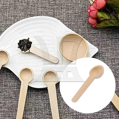 BQLZR  Mini Wooden Spoons for Spice Jars Seasoning 2.95" Length x 0.75" Dia