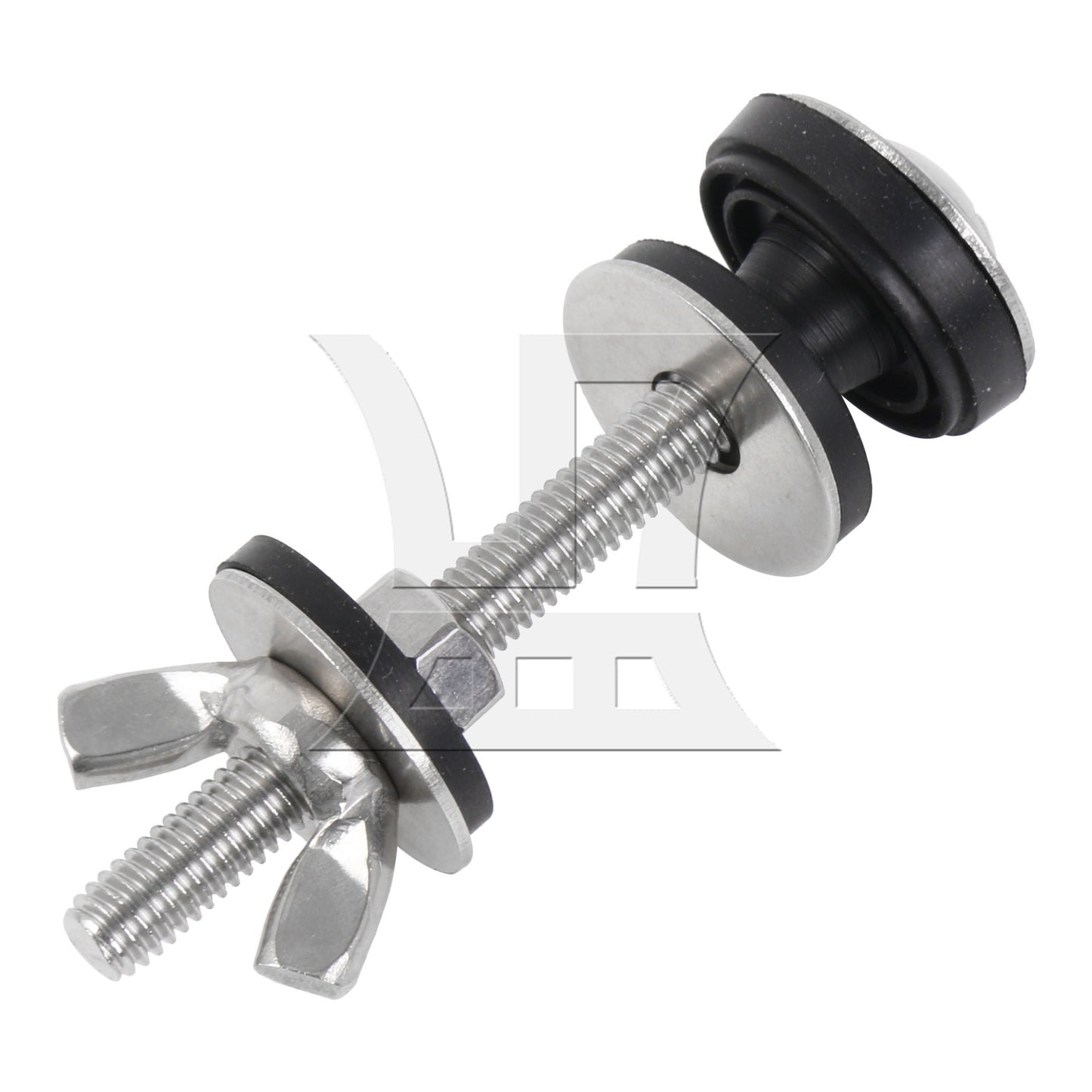 BQLZR 2 Pieces M6 Thread Toilets Tank to Bowl Bolts 2.6 Inch DIY Repair Parts Set