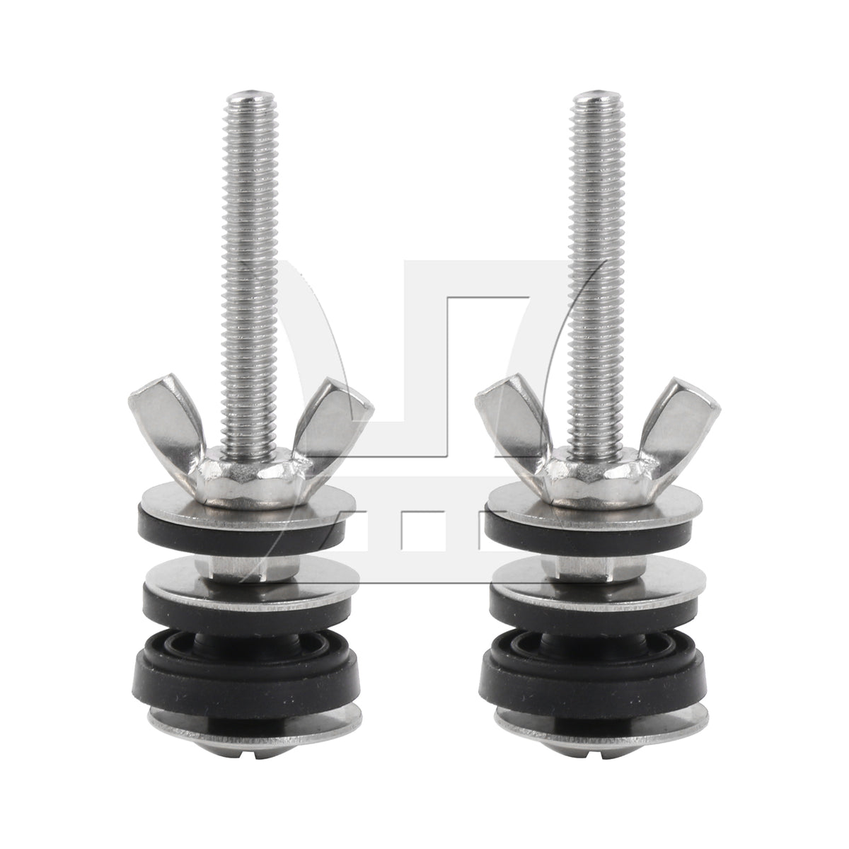 BQLZR 2 Pieces M6 Thread Toilets Tank to Bowl Bolts 2.6 Inch DIY Repair Parts Set