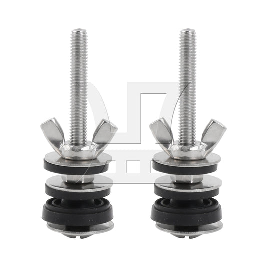 BQLZR 2 Pieces M6 Thread Toilets Tank to Bowl Bolts 2.6 Inch DIY Repair Parts Set