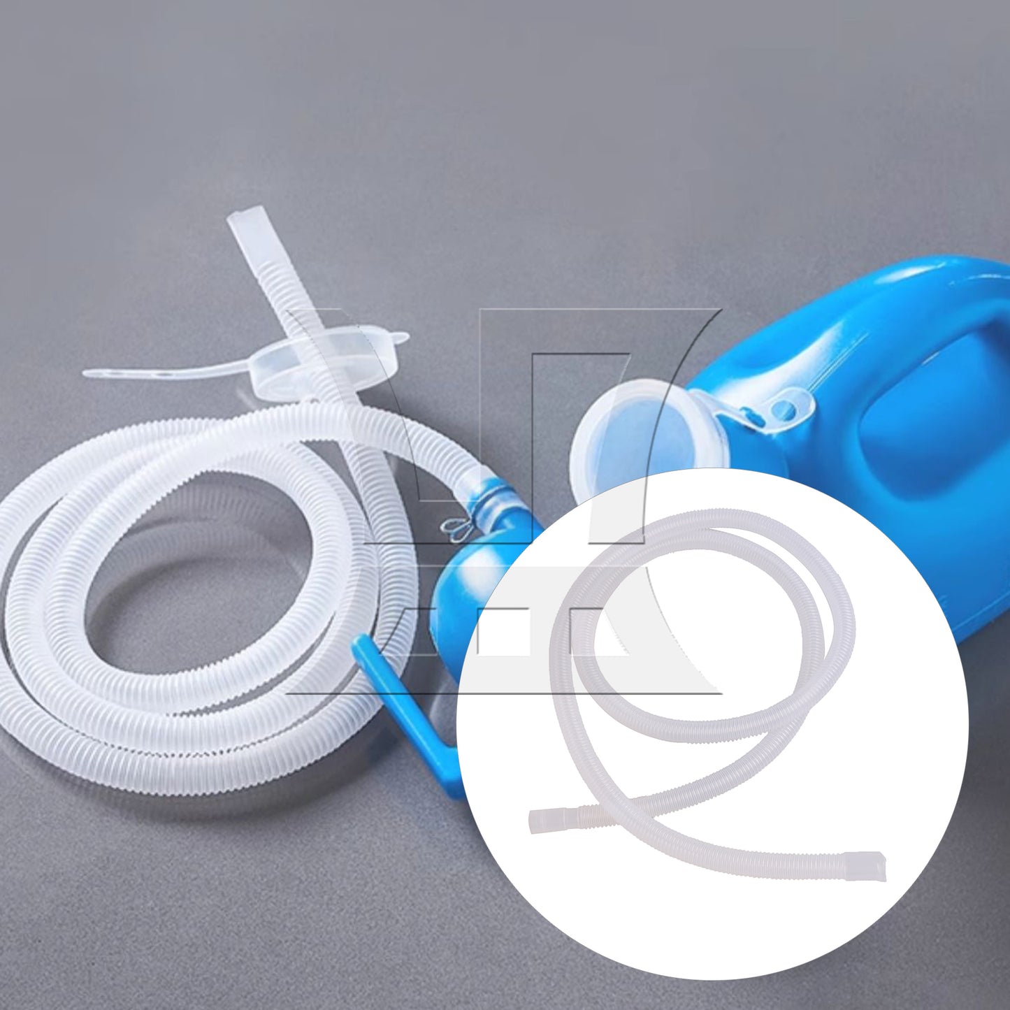 BQLZR Plastic Hose Tube for Urinal Pee Bottle 66.93" Length x 0.63" 0.79" Diameter