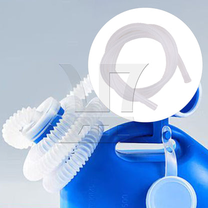 BQLZR Plastic Hose Tube for Urinal Pee Bottle 66.93" Length x 0.63" 0.79" Diameter