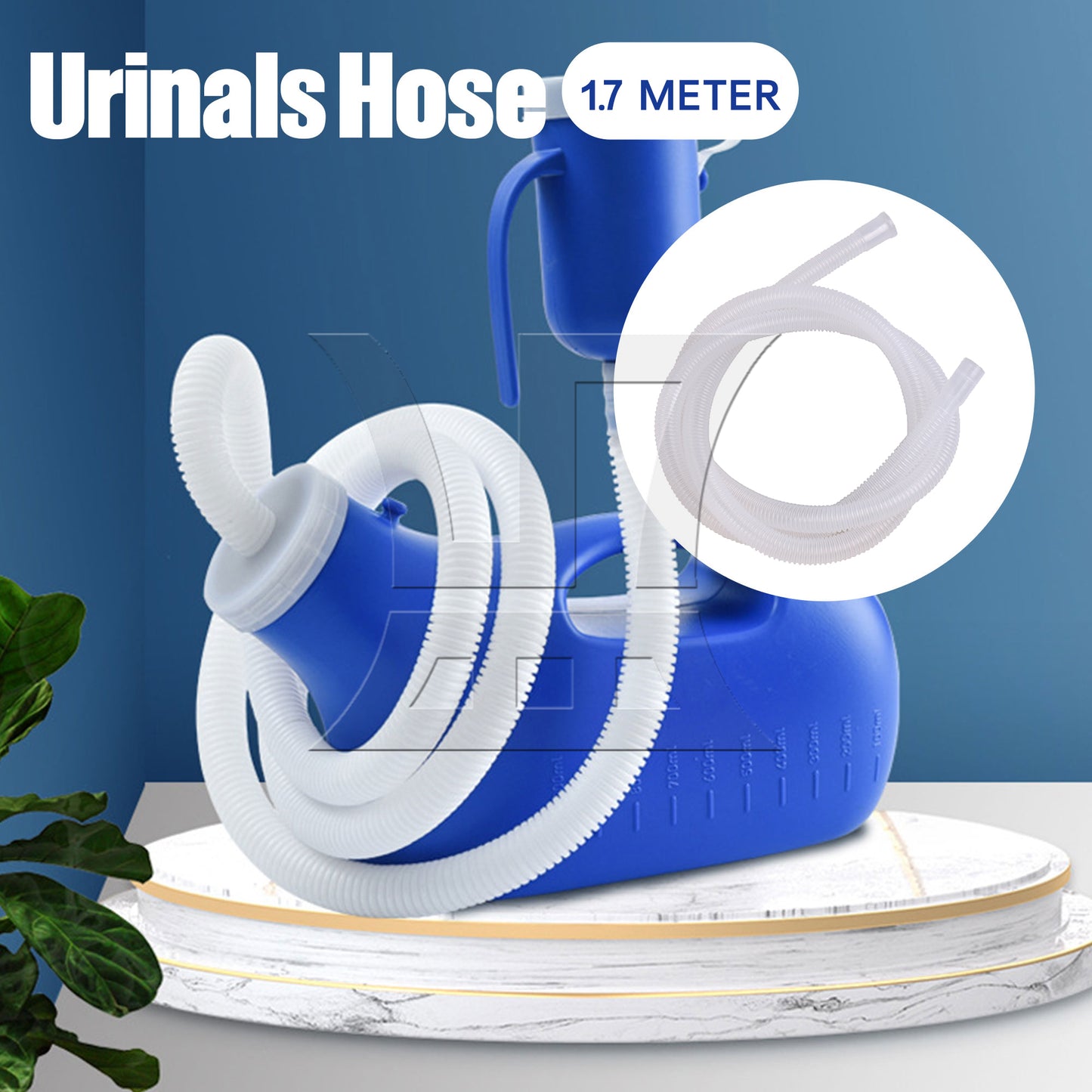 BQLZR Plastic Hose Tube for Urinal Pee Bottle 66.93" Length x 0.63" 0.79" Diameter