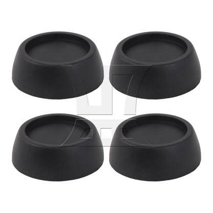BQLZR 4 Pieces Chair Leg Non Slip Rubber Pads 1.73 Inch for Furniture Sofa Bed Black