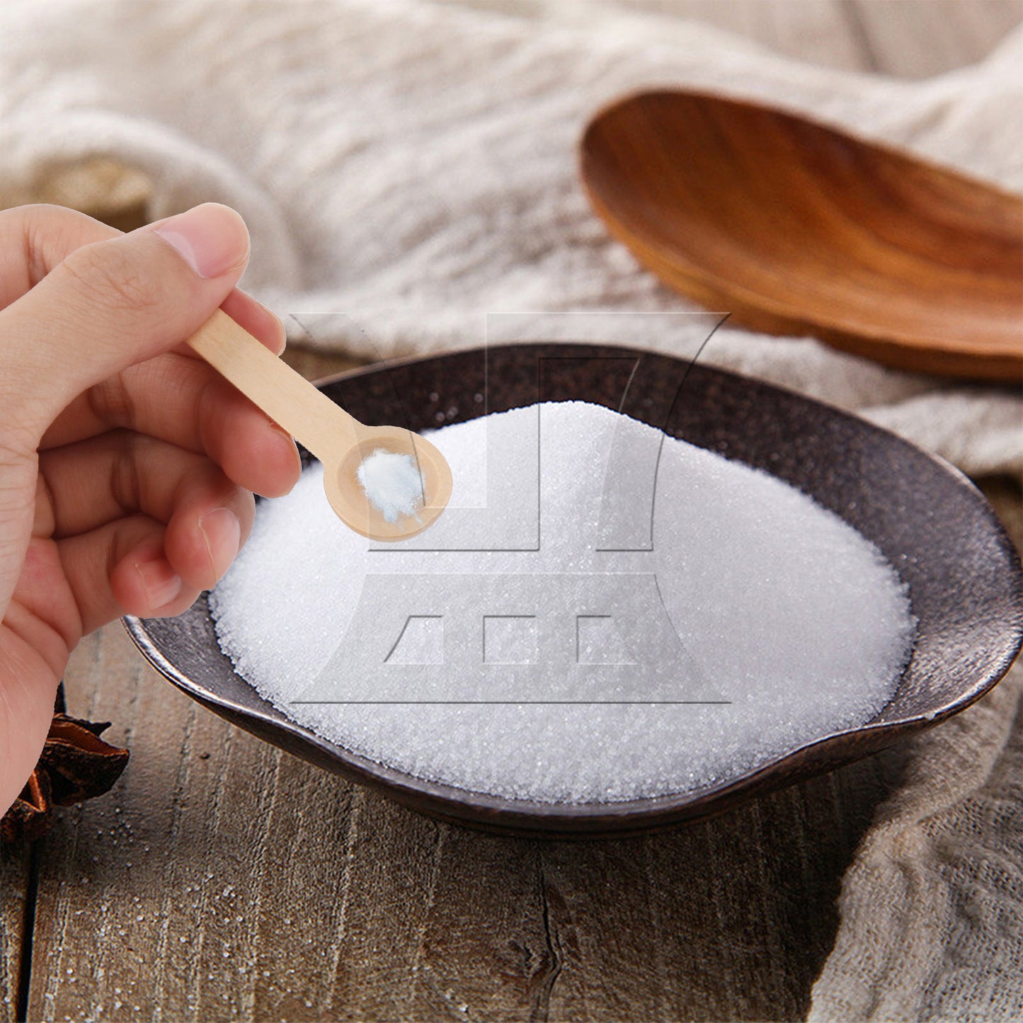 BQLZR 7.5x2.4cm Small Wooden Spoons Coffee Tea Sugar Jars Spoons Kitchen Supplies
