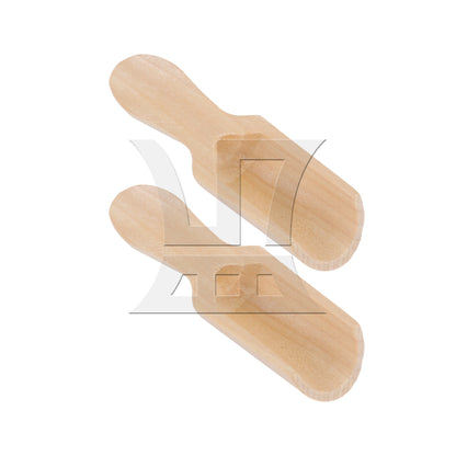 BQLZR 2.87" x 0.94" Mini Wooden Spoons Kitchen Teaspoon Condiment Utensil