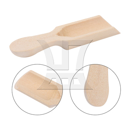 BQLZR 2.87" x 0.94" Mini Wooden Spoons Kitchen Teaspoon Condiment Utensil