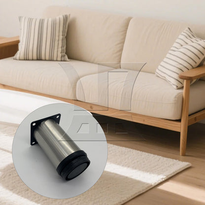 BQLZR 1pc Adjustable Stainless Steel Furniture Leg 50x100mm for Coffee Table Sofa