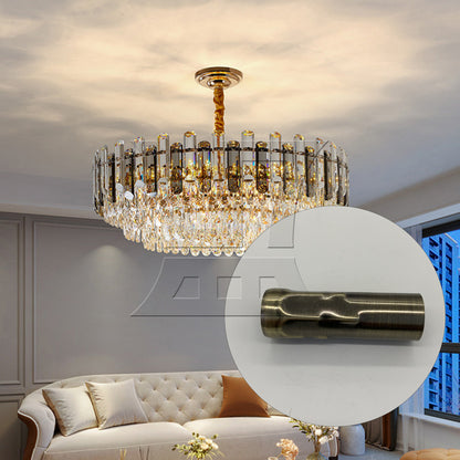 BQLZR 1pc Chandelier Casing 25 x 80mm E14 Green Retro Color for European Chandeliers Living Room Chandeliers