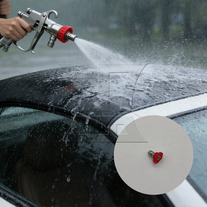 BQLZR 1pc Pressure Washer Spray Nozzle 0 Degrees 1.2 Mm High-Pressure Car Washing Machine Nozzle Nozzle Quick Connector