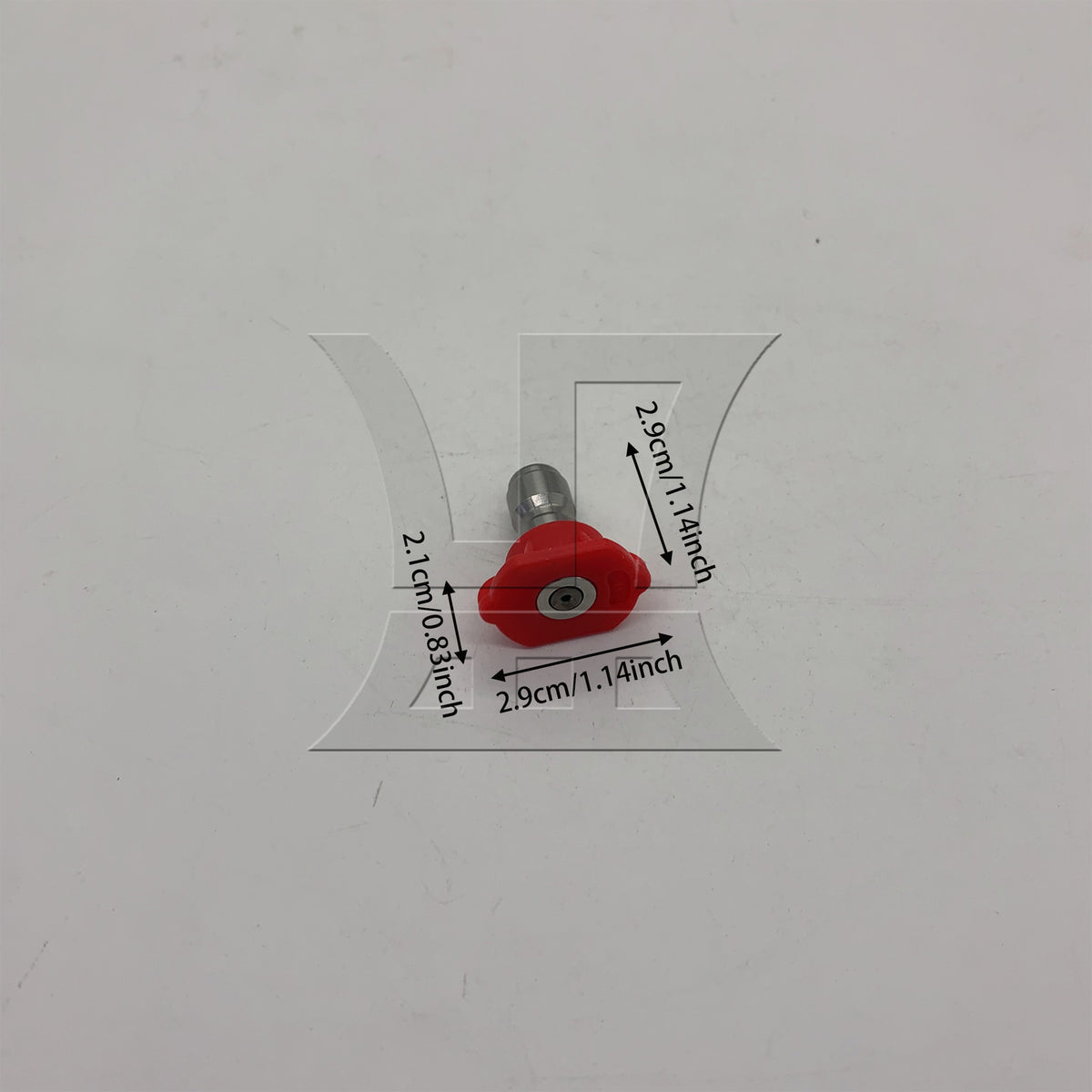 BQLZR 1pc Pressure Washer Spray Nozzle 0 Degrees 1.2 Mm High-Pressure Car Washing Machine Nozzle Nozzle Quick Connector