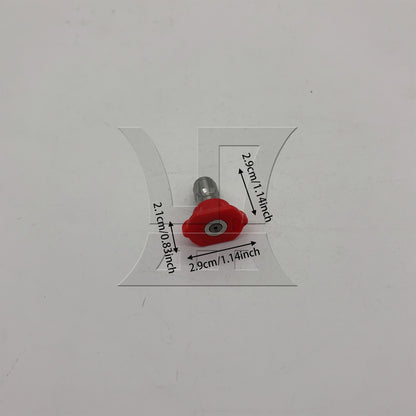 BQLZR 1pc Pressure Washer Spray Nozzle 0 Degrees 1.2 Mm High-Pressure Car Washing Machine Nozzle Nozzle Quick Connector