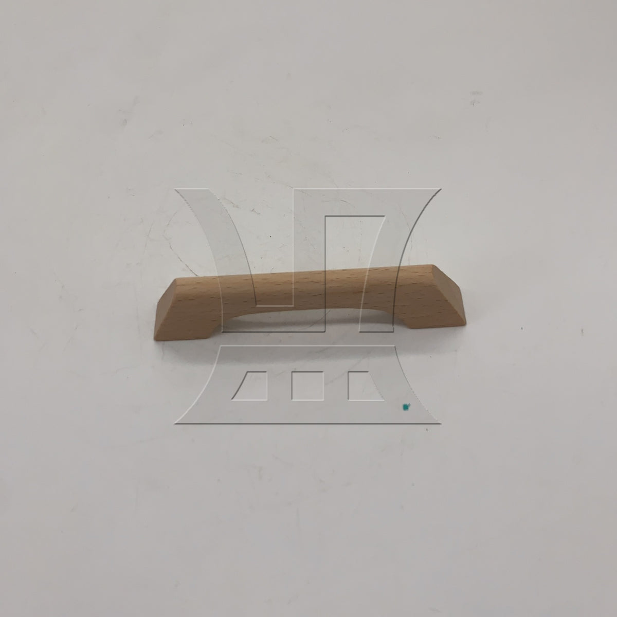 BQLZR 1pc Beech Wood Minimalist Solid Wood Drawer Handle 96mm for Drawer