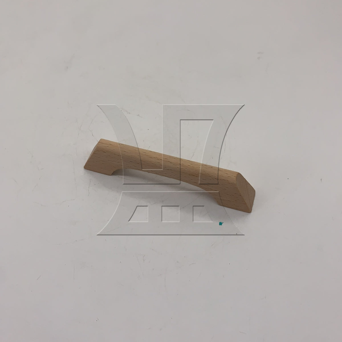 BQLZR 1pc Beech Wood Minimalist Solid Wood Drawer Handle 96mm for Drawer