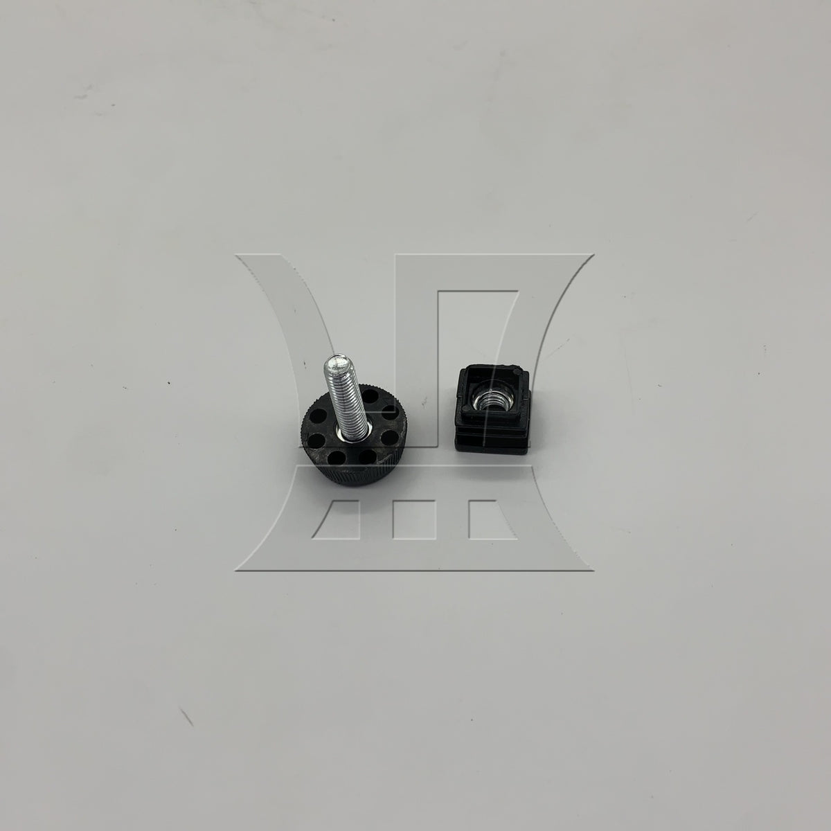 BQLZR 1pc Adjustable Foot Furniture Leg Plug Black for High Pipe Plug