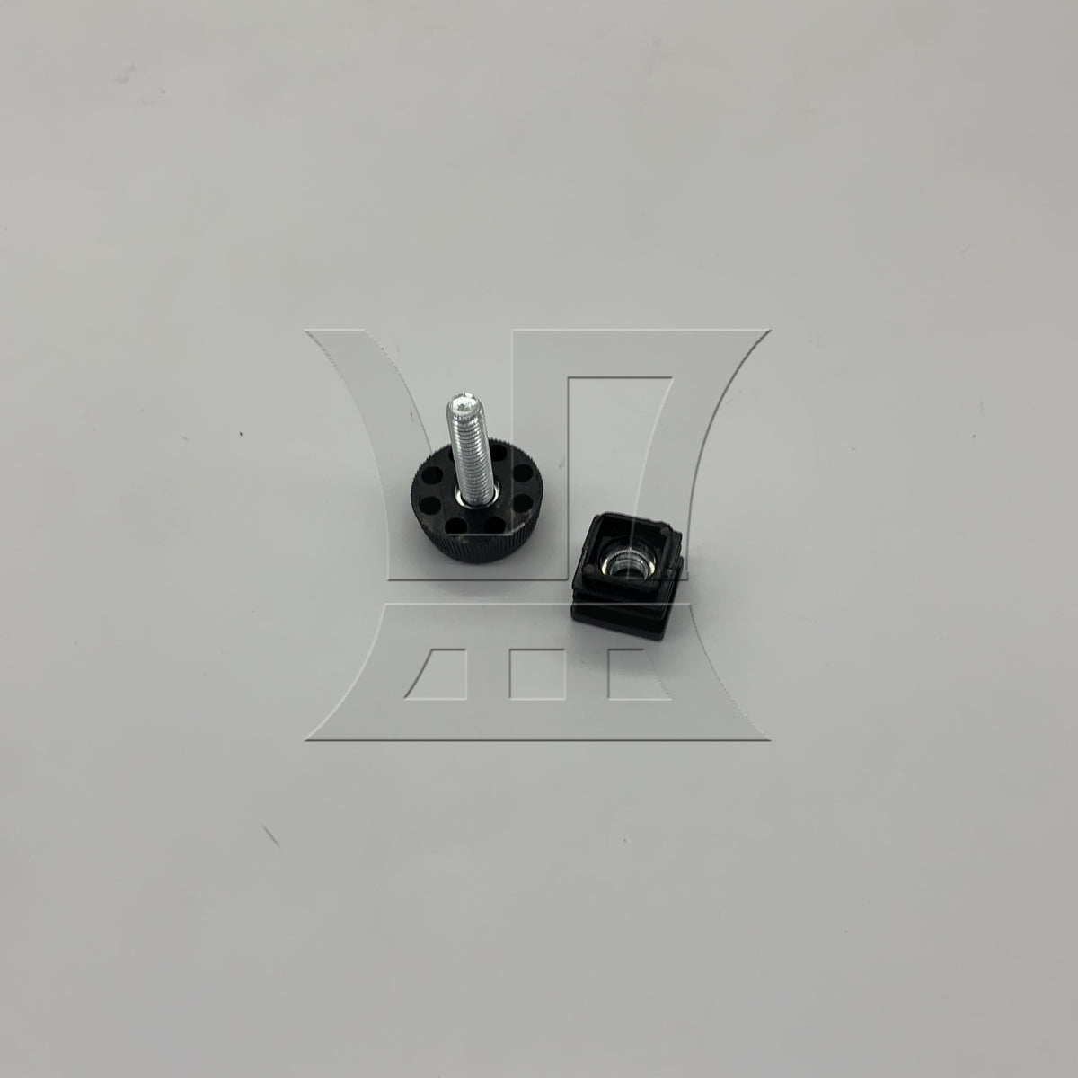BQLZR 1pc Adjustable Foot Furniture Leg Plug Black for High Pipe Plug
