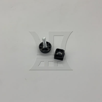 BQLZR 1pc Adjustable Foot Furniture Leg Plug Black for High Pipe Plug
