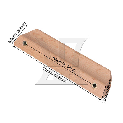 BQLZR 4.92" Wooden Drawer Handle Unfinished Furniture Pulls Handles with Screws