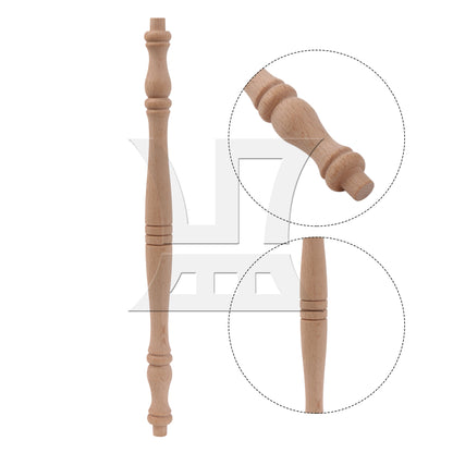 BQLZR 27.5x1.8cm Unfinished Wooden Baluster Spindles for Furniture Woodworking