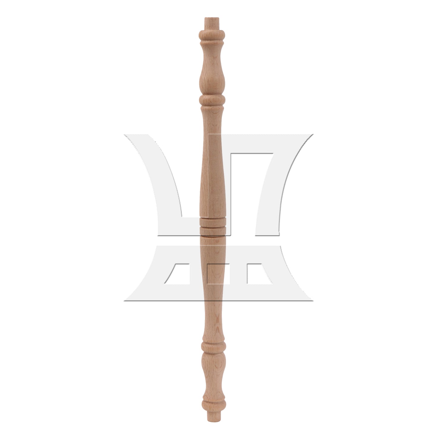 BQLZR 27.5x1.8cm Unfinished Wooden Baluster Spindles for Furniture Woodworking