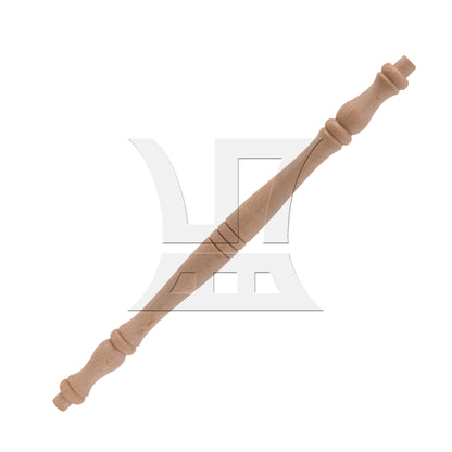 BQLZR 27.5x1.8cm Unfinished Wooden Baluster Spindles for Furniture Woodworking
