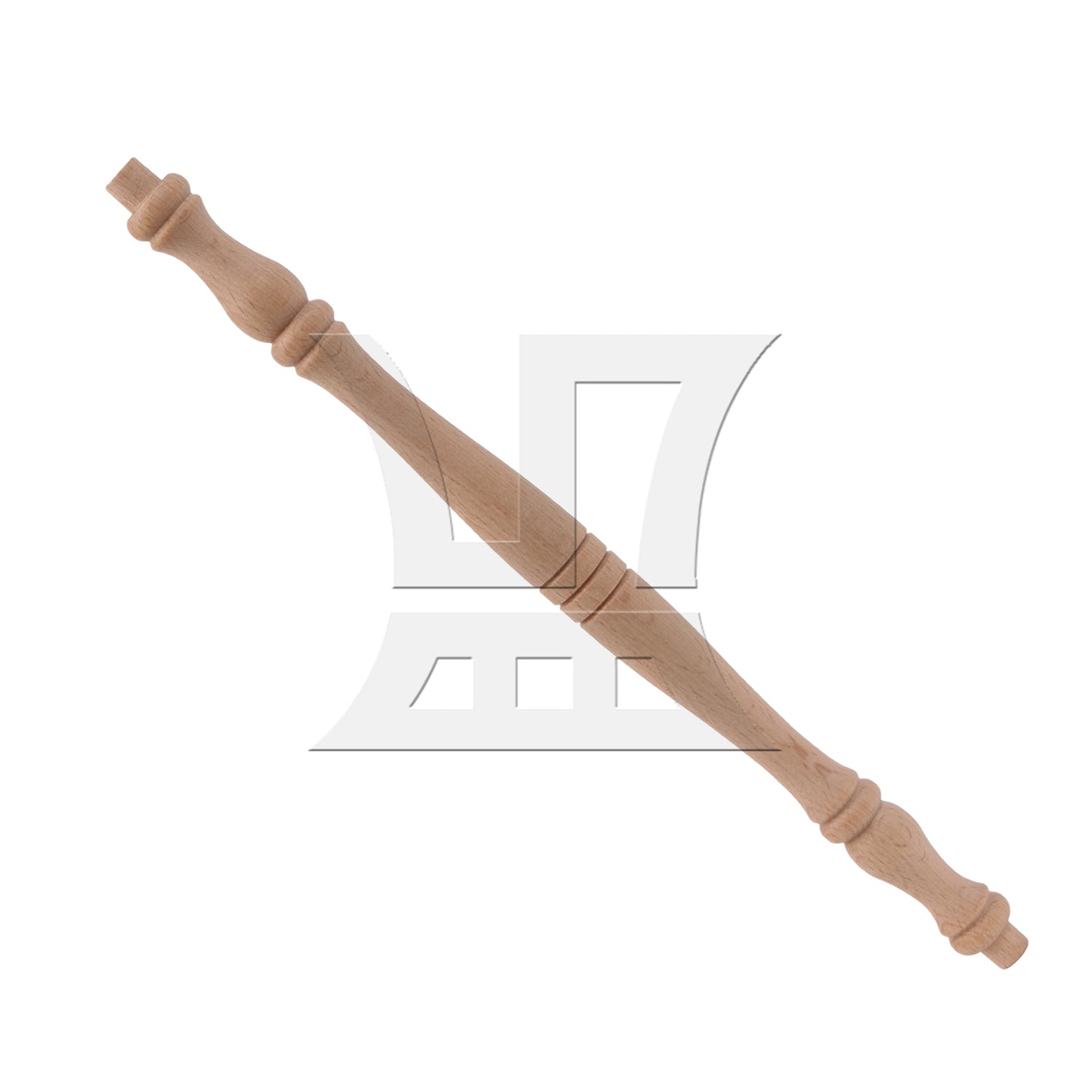 BQLZR 27.5x1.8cm Unfinished Wooden Baluster Spindles for Furniture Woodworking