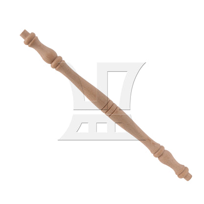BQLZR 27.5x1.8cm Unfinished Wooden Baluster Spindles for Furniture Woodworking