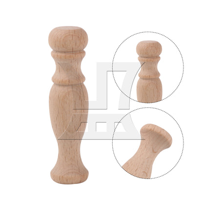BQLZR 7.2x1.8cm Unpainted Wooden Baluster Spindles for Furniture Woodworking