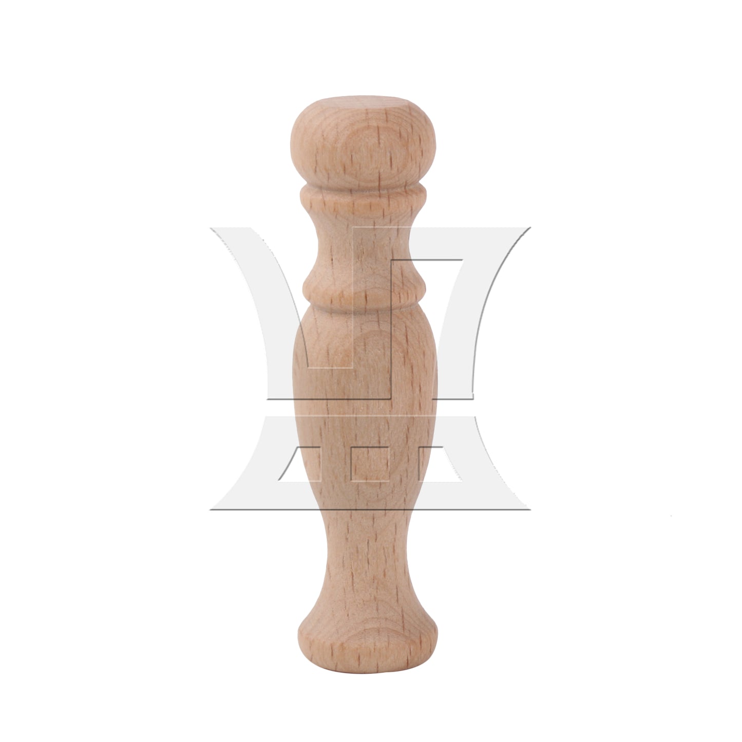 BQLZR 7.2x1.8cm Unpainted Wooden Baluster Spindles for Furniture Woodworking