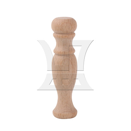 BQLZR 7.2x1.8cm Unpainted Wooden Baluster Spindles for Furniture Woodworking