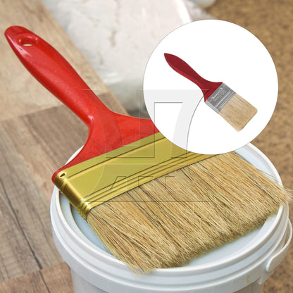 BQLZR Mahogany Color Painting Brush for Cabinet Home Improvement w/ Wood Handle 2"