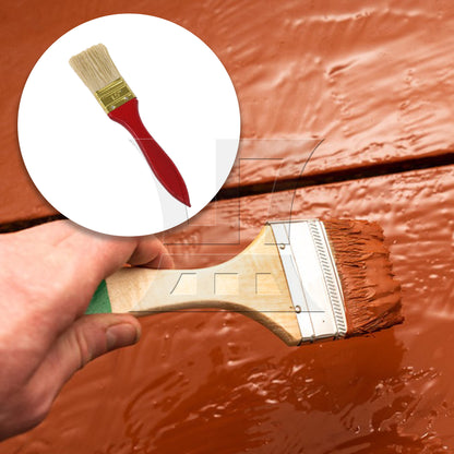 BQLZR Painting Brush for Interior Exterior w/ Mahogany Wood Handle 1 1/2 Inch Width