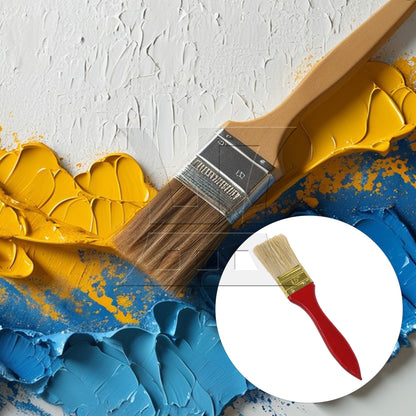 BQLZR Painting Brush for Interior Exterior w/ Mahogany Wood Handle 1 1/2 Inch Width