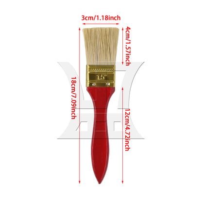 BQLZR Painting Brush for Interior Exterior w/ Mahogany Wood Handle 1 1/2 Inch Width