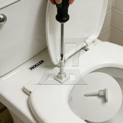BQLZR 1pc Plastic Toilet Seat Bolt 3.8cm For Toilet Lid Installation And Fixation