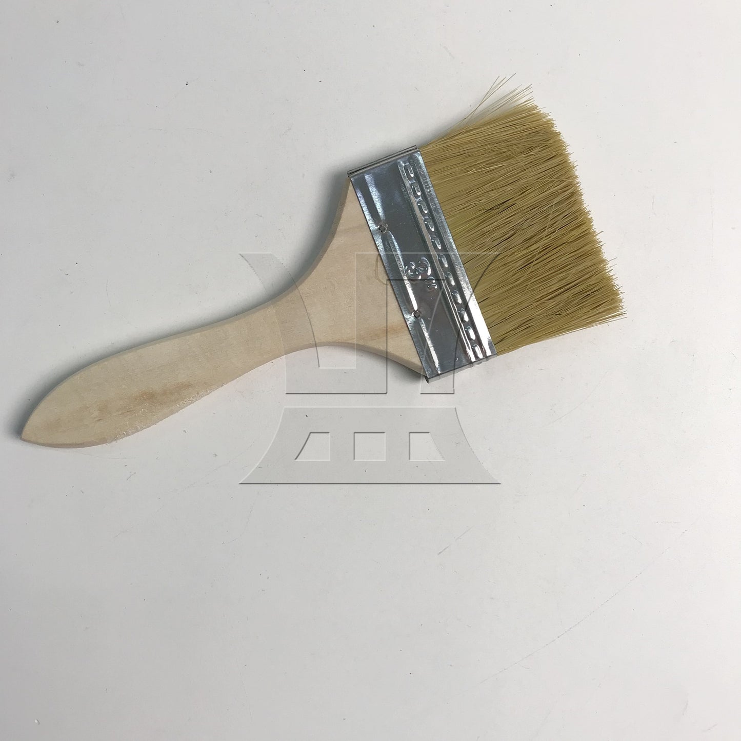 BQLZR 3 inch Wood color Paint Chip Brushes with Natural Thin Wooden Handle