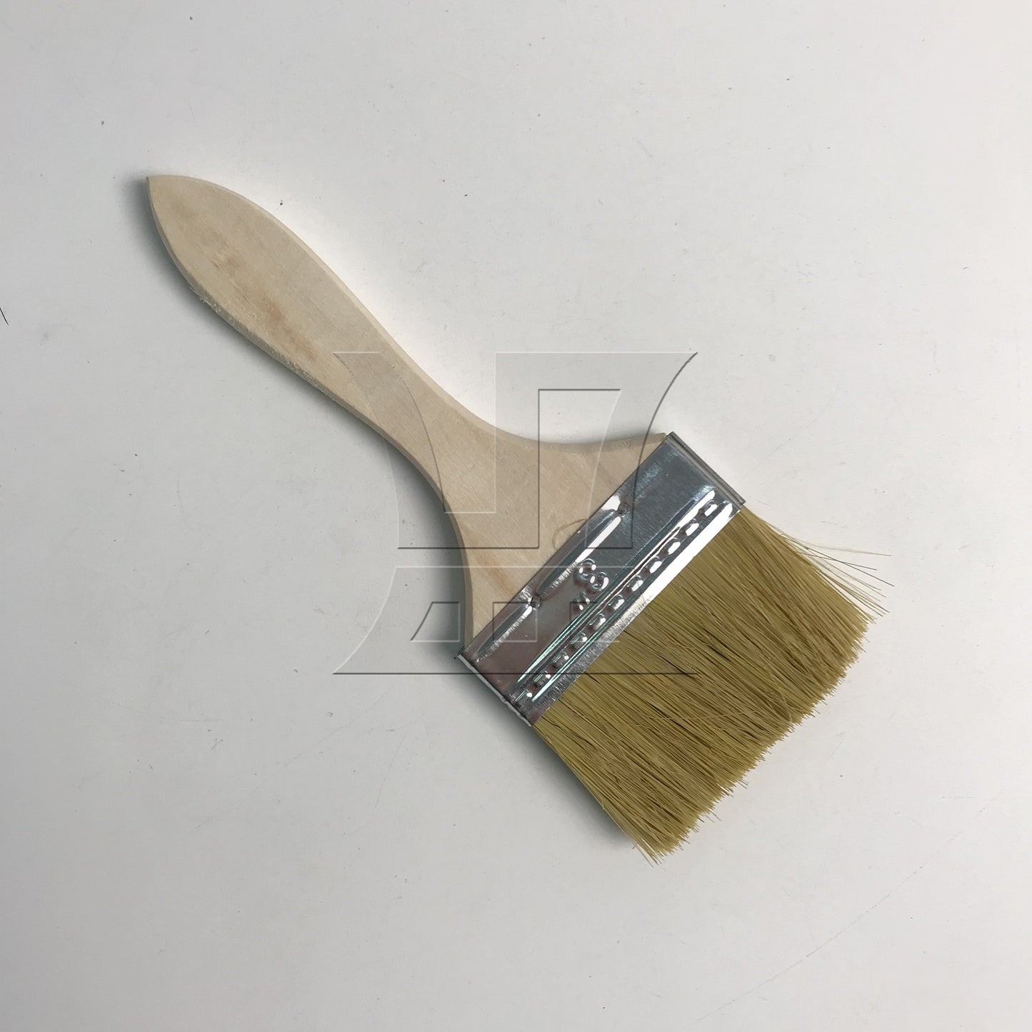 BQLZR 3 inch Wood color Paint Chip Brushes with Natural Thin Wooden Handle