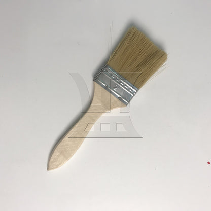 BQLZR 2 inch Stain Varnish Brush Tool with Thin Wood Handle for DIY Graffiti
