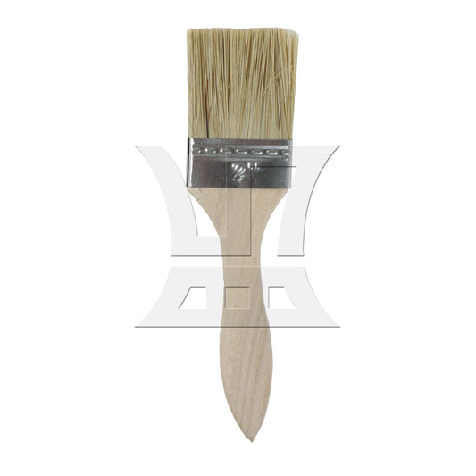 BQLZR 2 inch Stain Varnish Brush Tool with Thin Wood Handle for DIY Graffiti