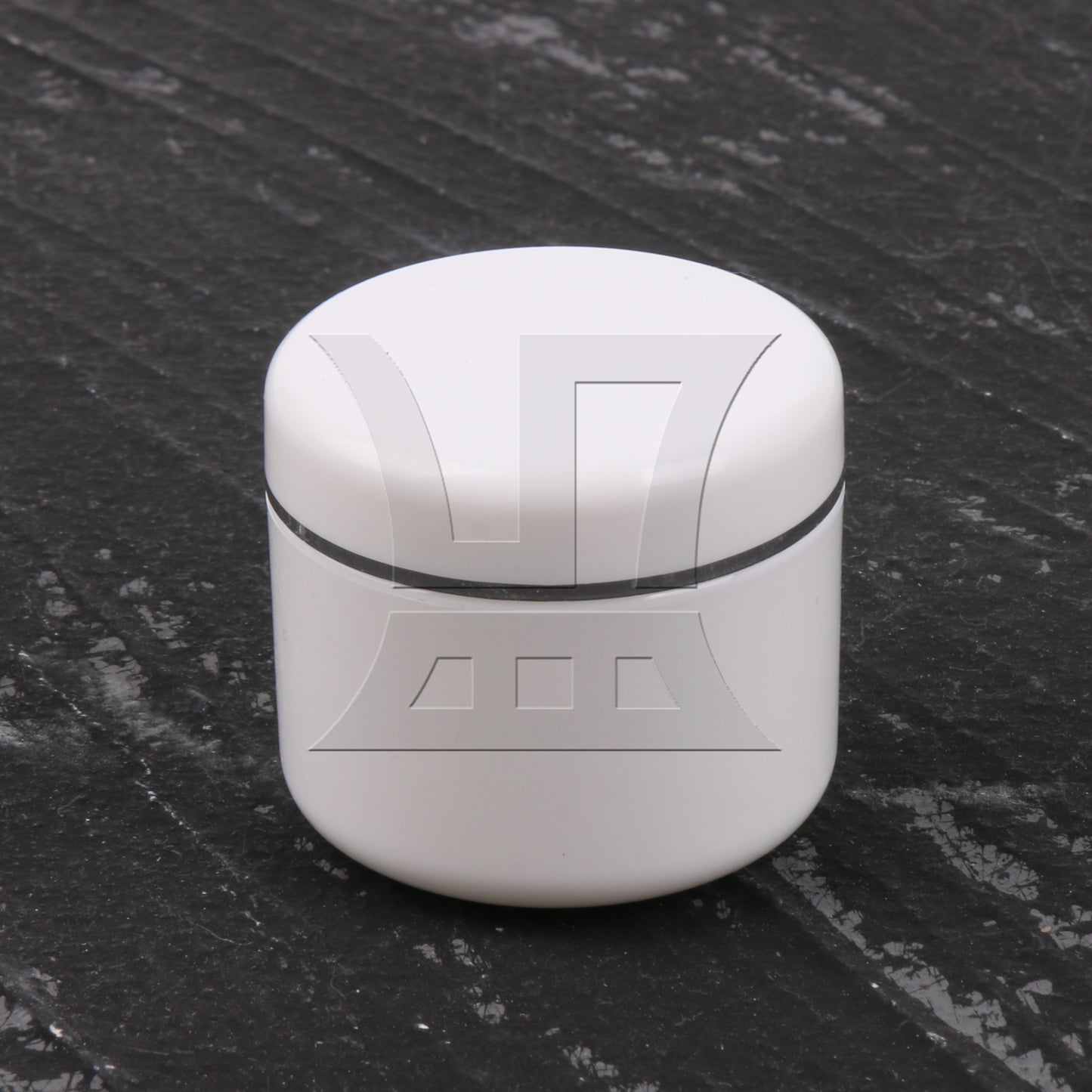 BQLZR 30g Clear Plastic Pot Jars with Lids Round Travel Creams Containers White