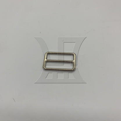 BQLZR 1pc Metal Tri-Glide Slides Buckle 3.8cm Silver for Luggage Handbags