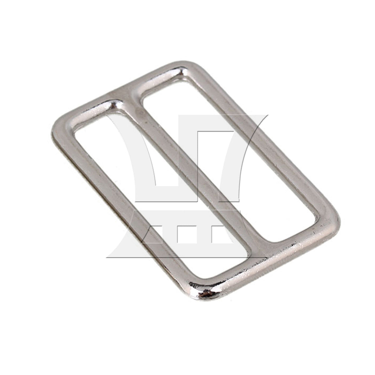 BQLZR 1pc Metal Tri-Glide Slides Buckle 3.8cm Silver for Luggage Handbags