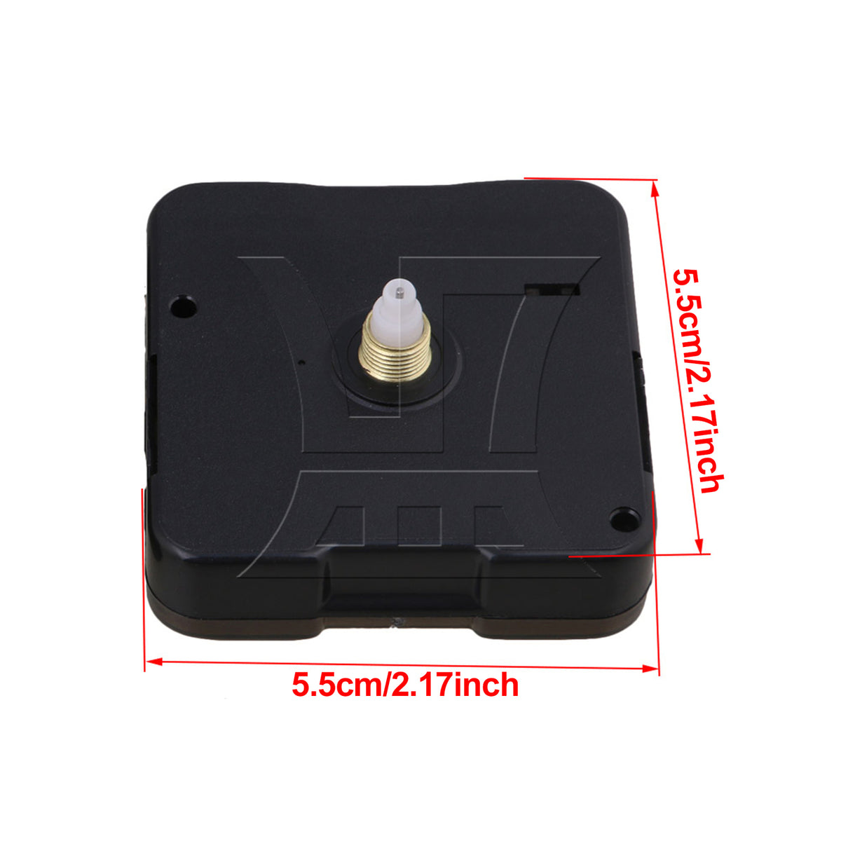 BQLZR 1pc Wall Clock Movement Black for Cross Stitch Clock