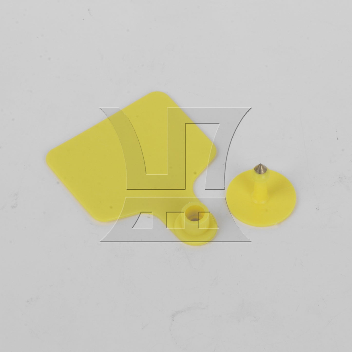 BQLZR 1pc Cow Ear Sign 6cm x 7.3cm Yellow for farm ranches