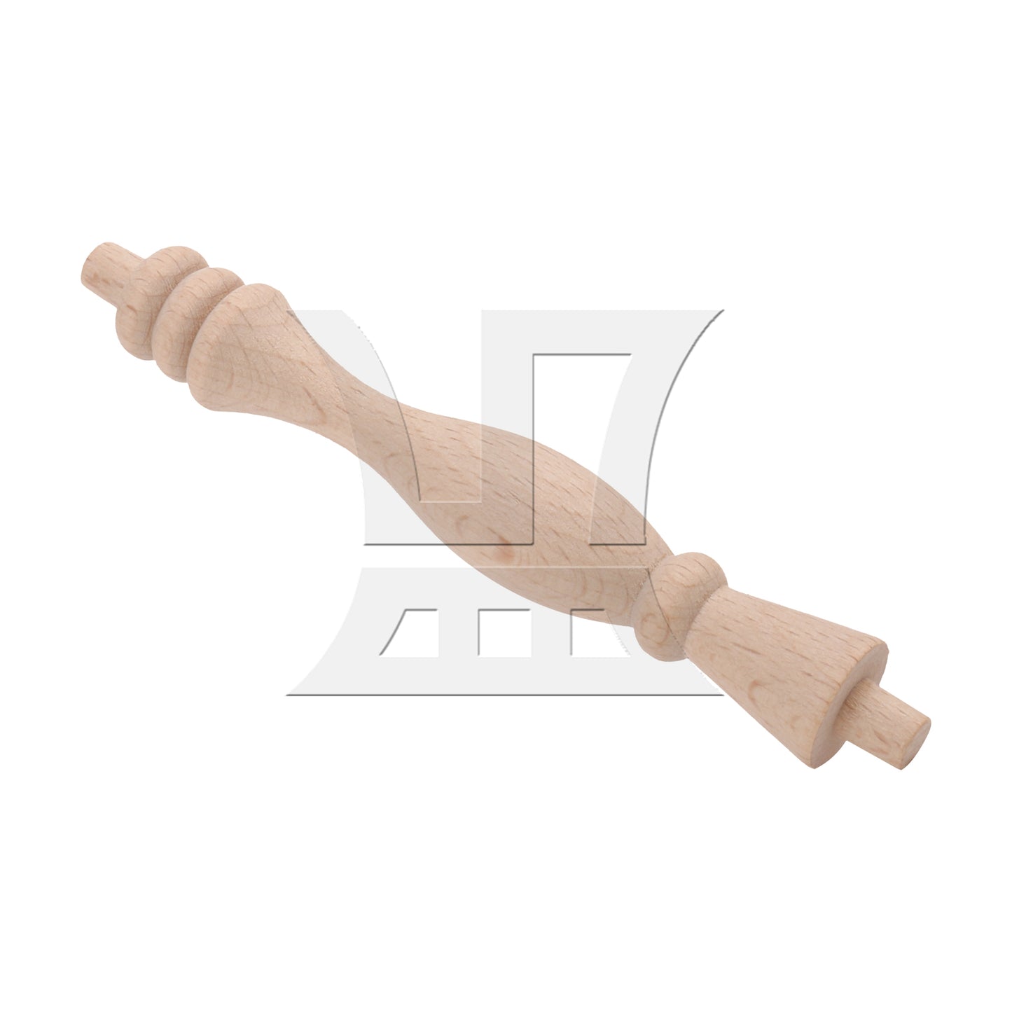 BQLZR Wooden Baluster Spindles Cabinet Accessories 5.31 inch for Furniture